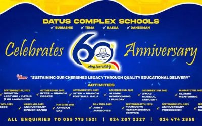 Datus Complex Schools to launch 60th anniversary, September 21